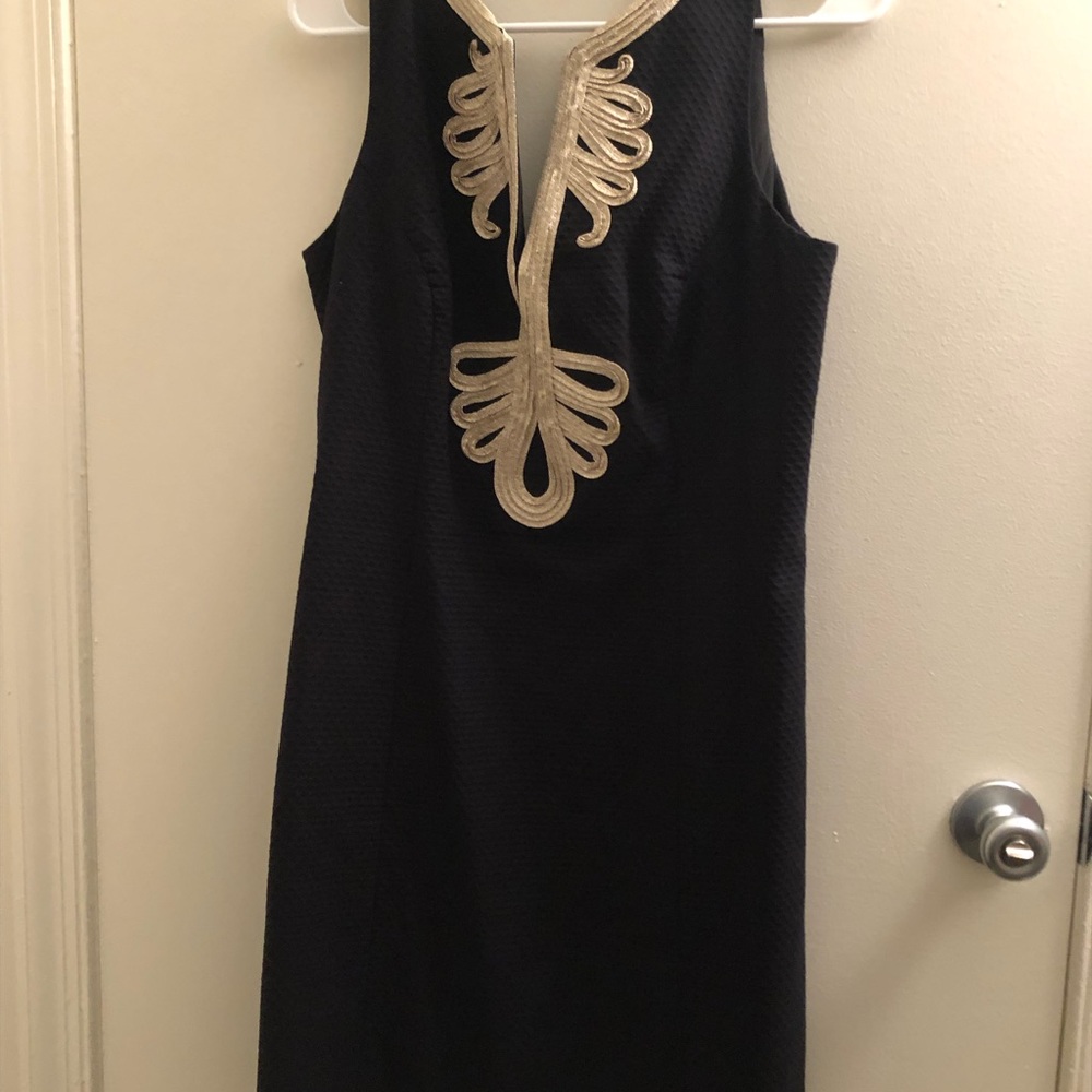 Lilly Pulitzer Janice Shift Black Size 12